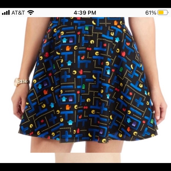 Retrolicious Pac-Man Retro Atari Arcade Game Video Game skirt 🍒 👻 🍌🍉 - Picture 14 of 14